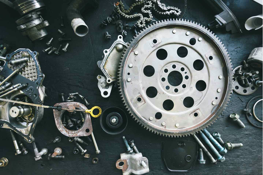Title: Photo of vehicle parts